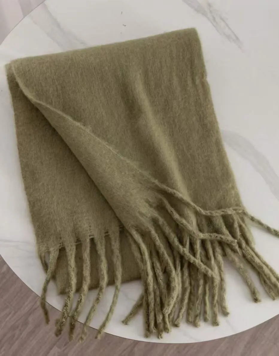 Olive Solid Scarf