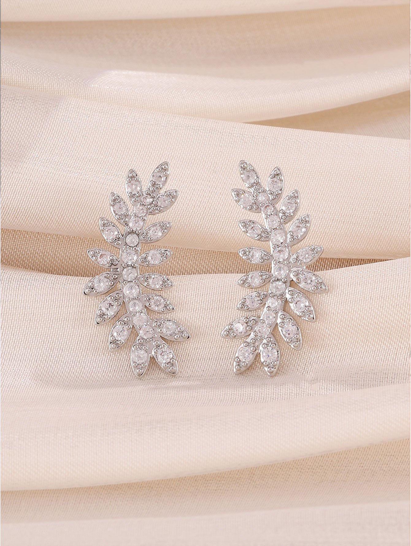 Silver Texture Earrings