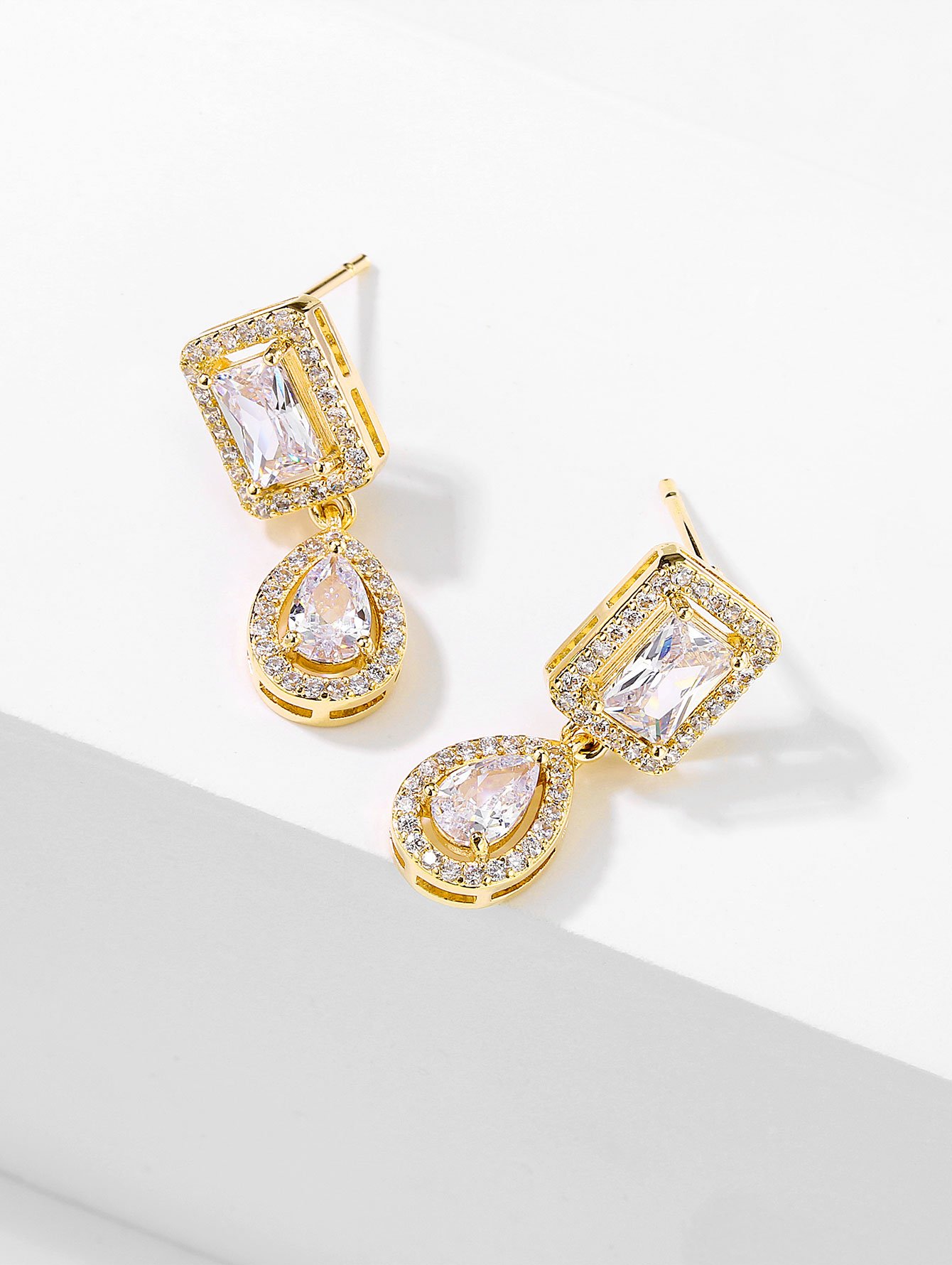 Gold Texture Earrings