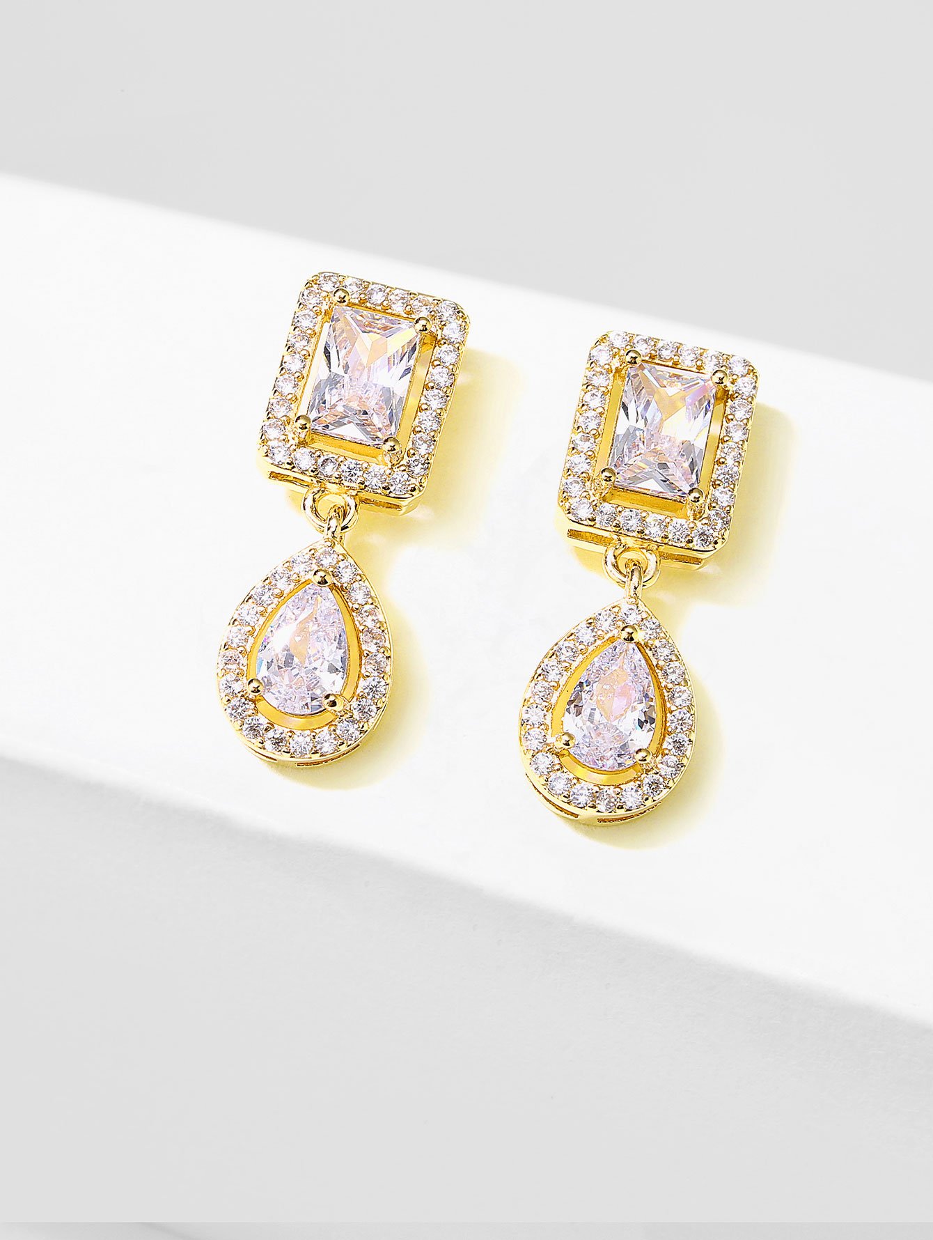 Gold Texture Earrings