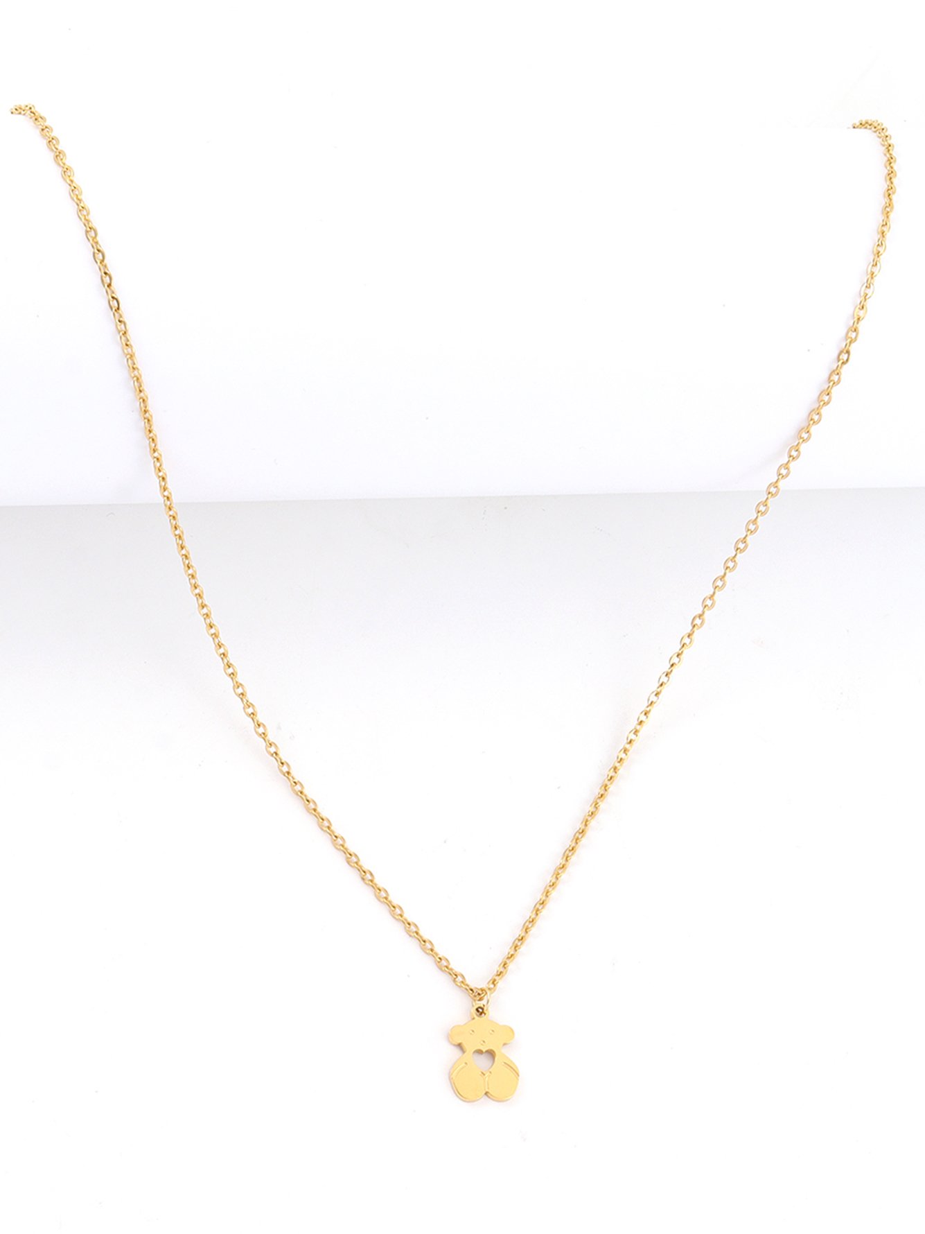 Gold Solid Delicate Necklace