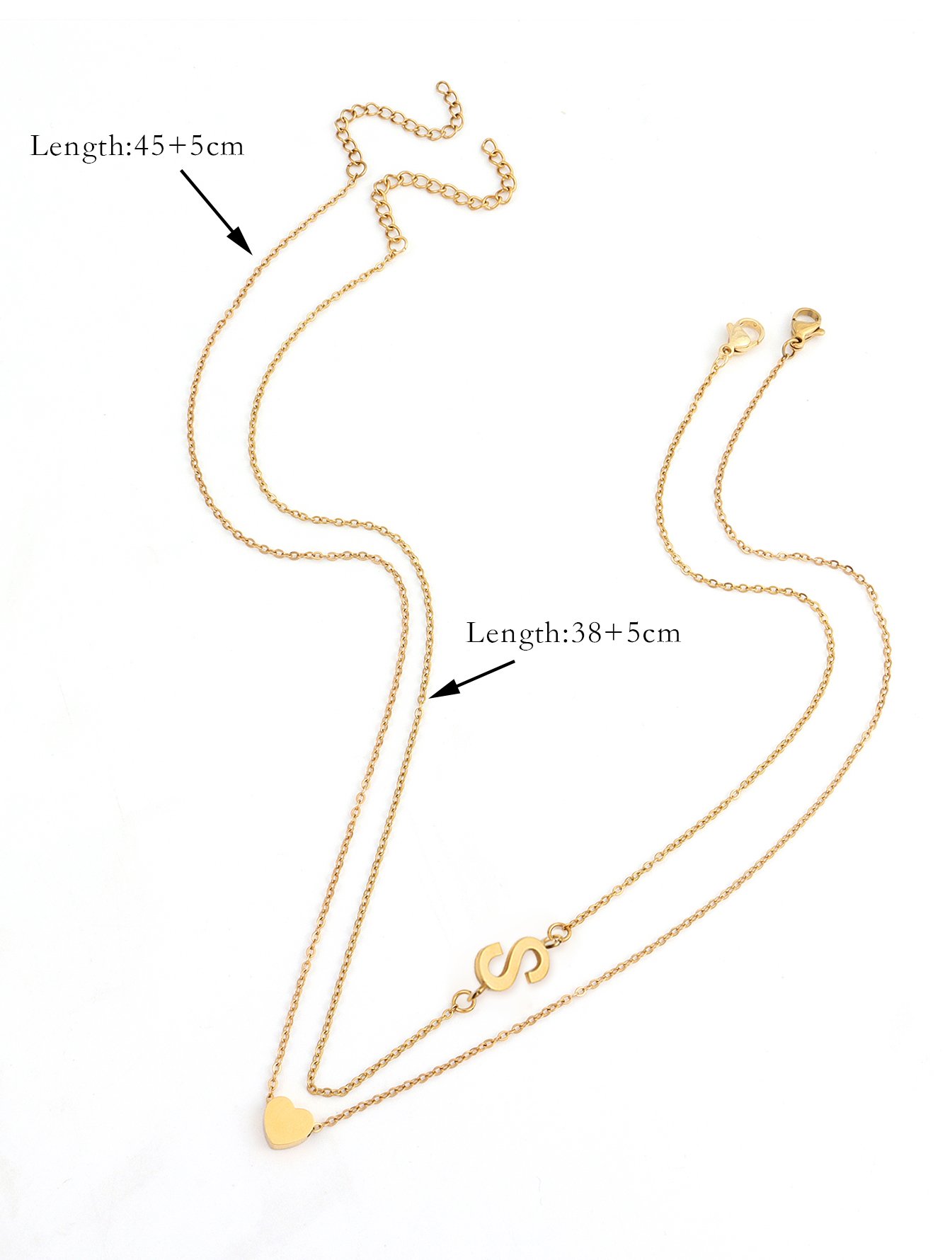 Gold Solid Delicate Necklace