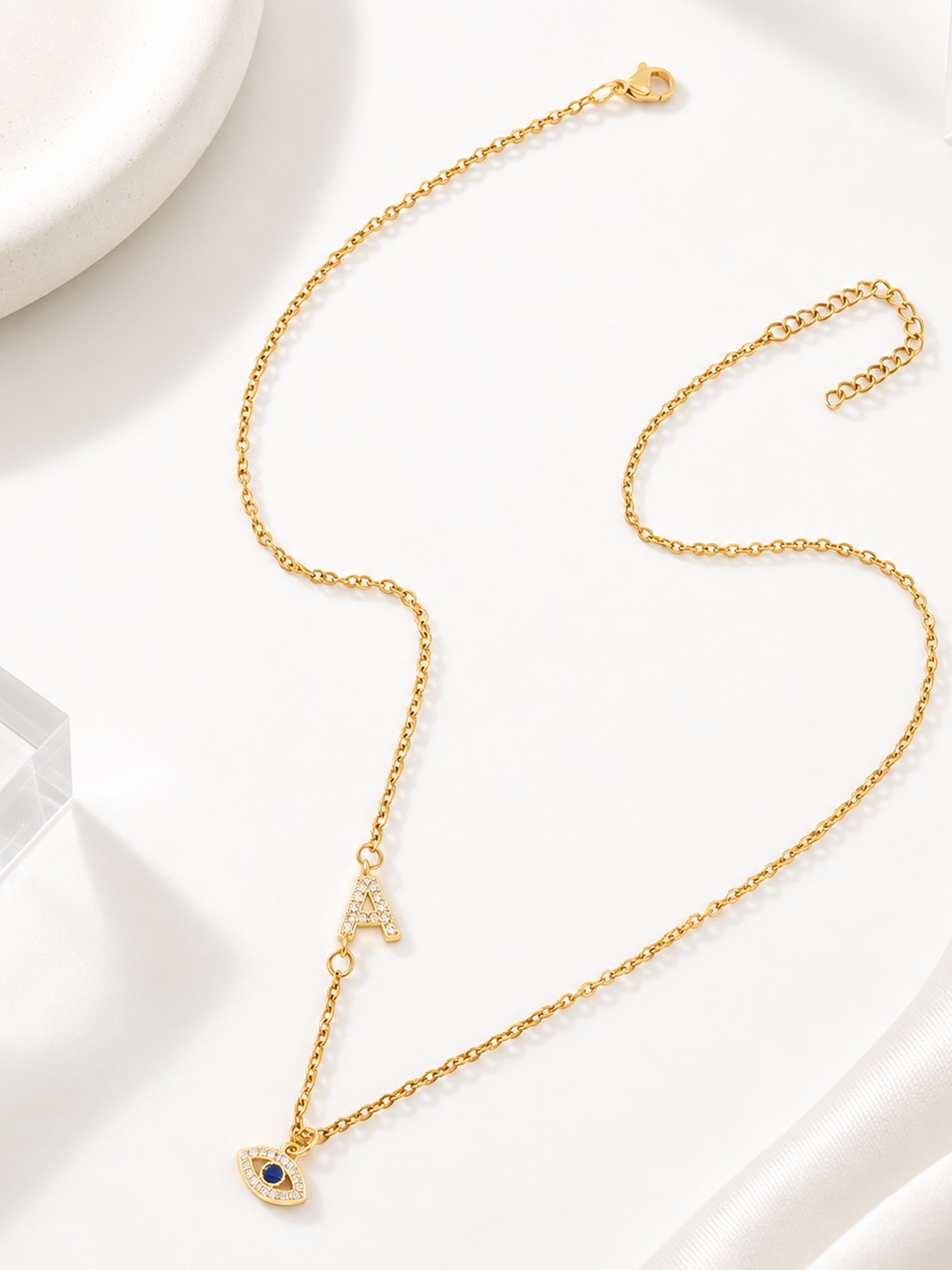 Gold Solid Delicate Necklace