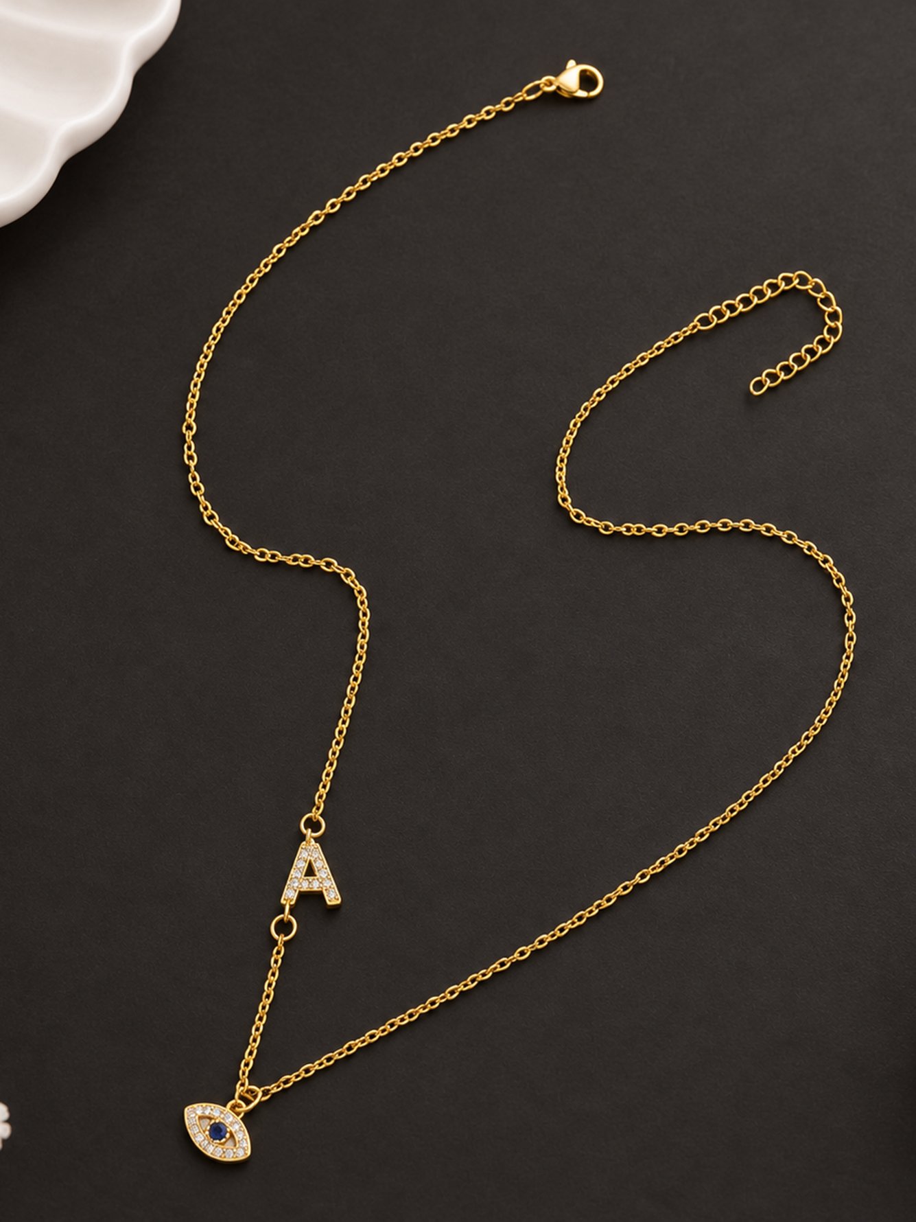 Gold Solid Delicate Necklace