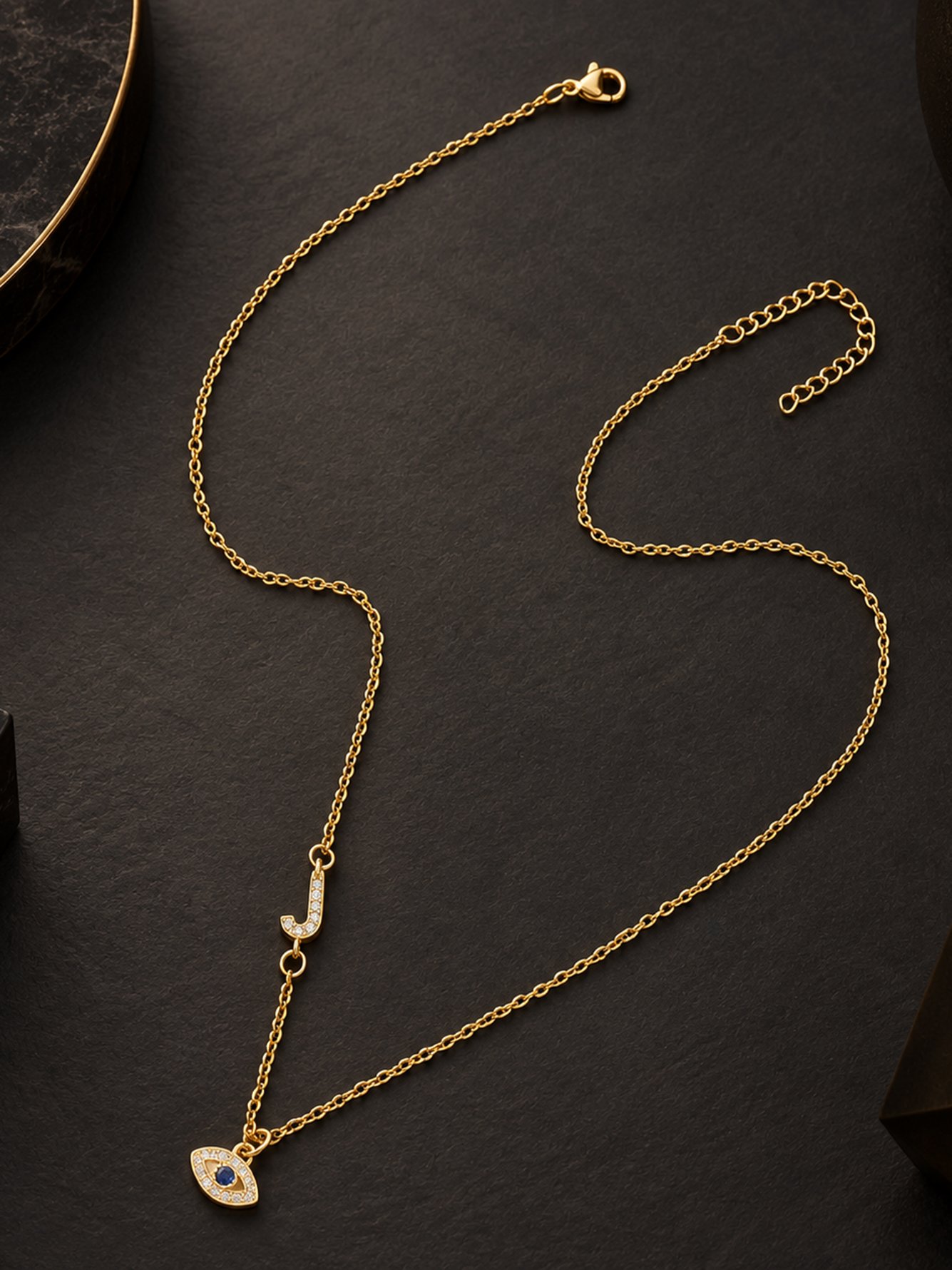 Gold Solid Delicate Necklace