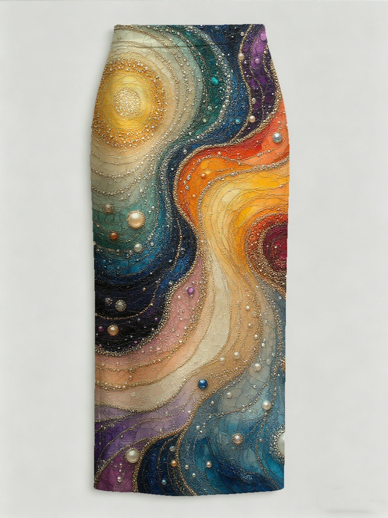 Multi Dyed Bandeau and Wide Leg Co-Ords
