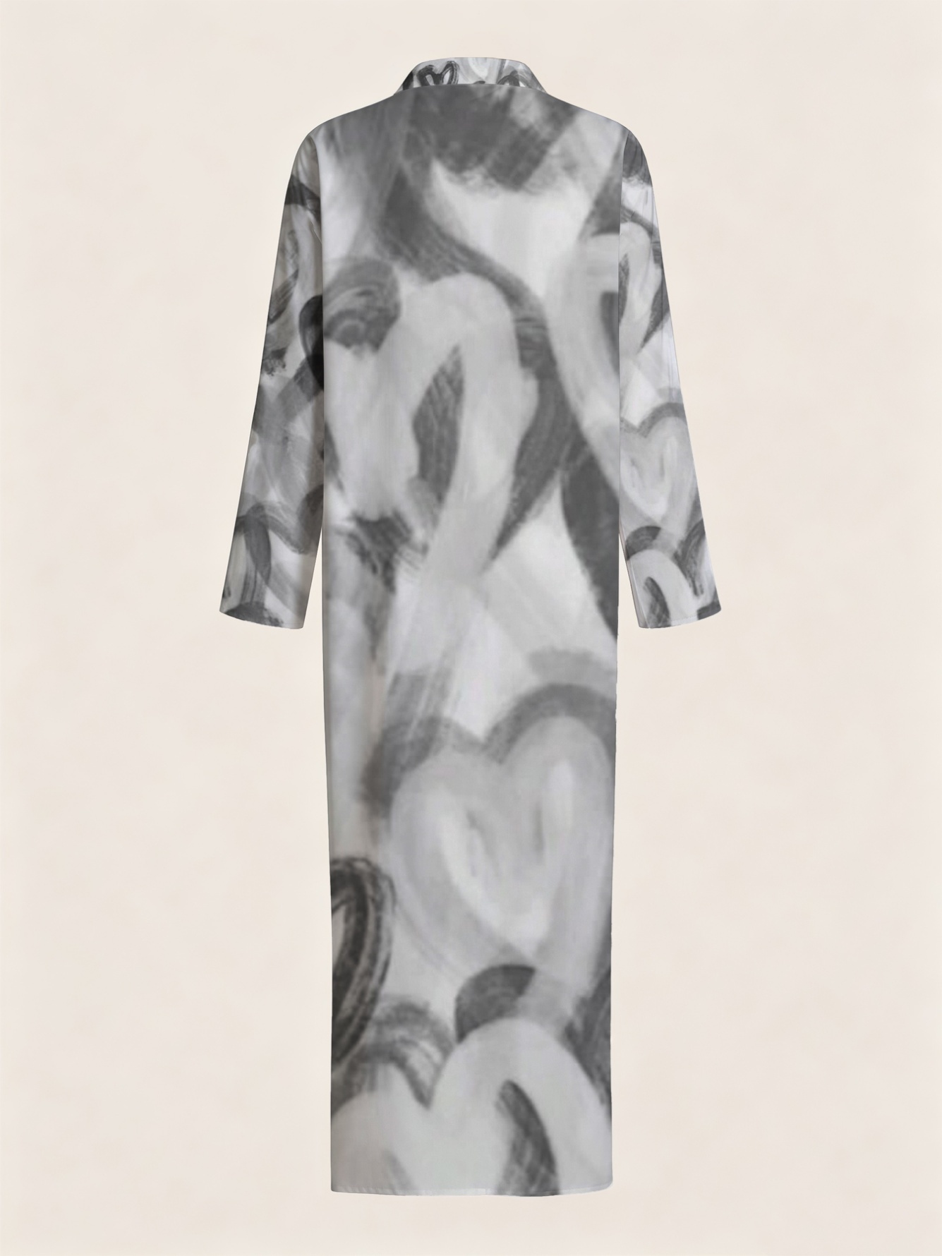 Charcoal A-Line Maxi Dress