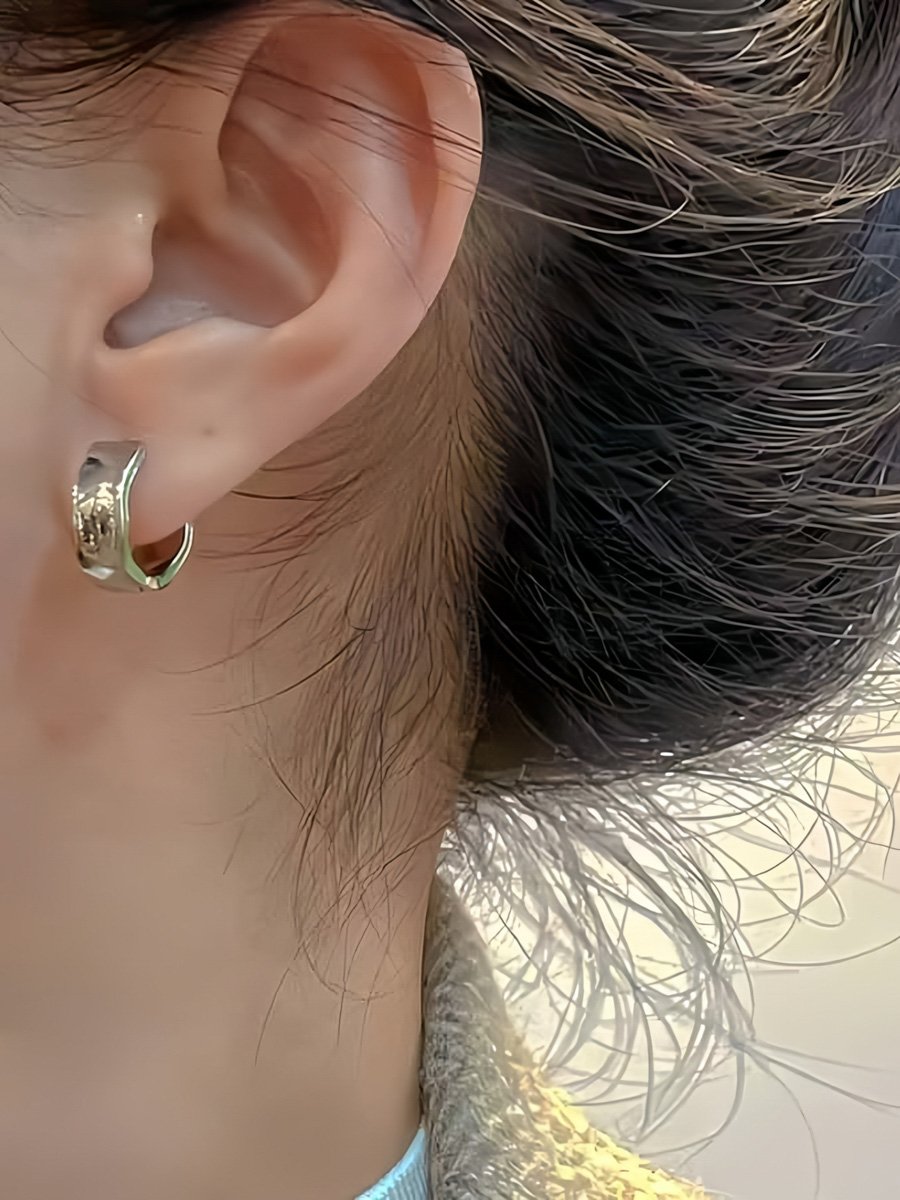 Silver Solid Earrings