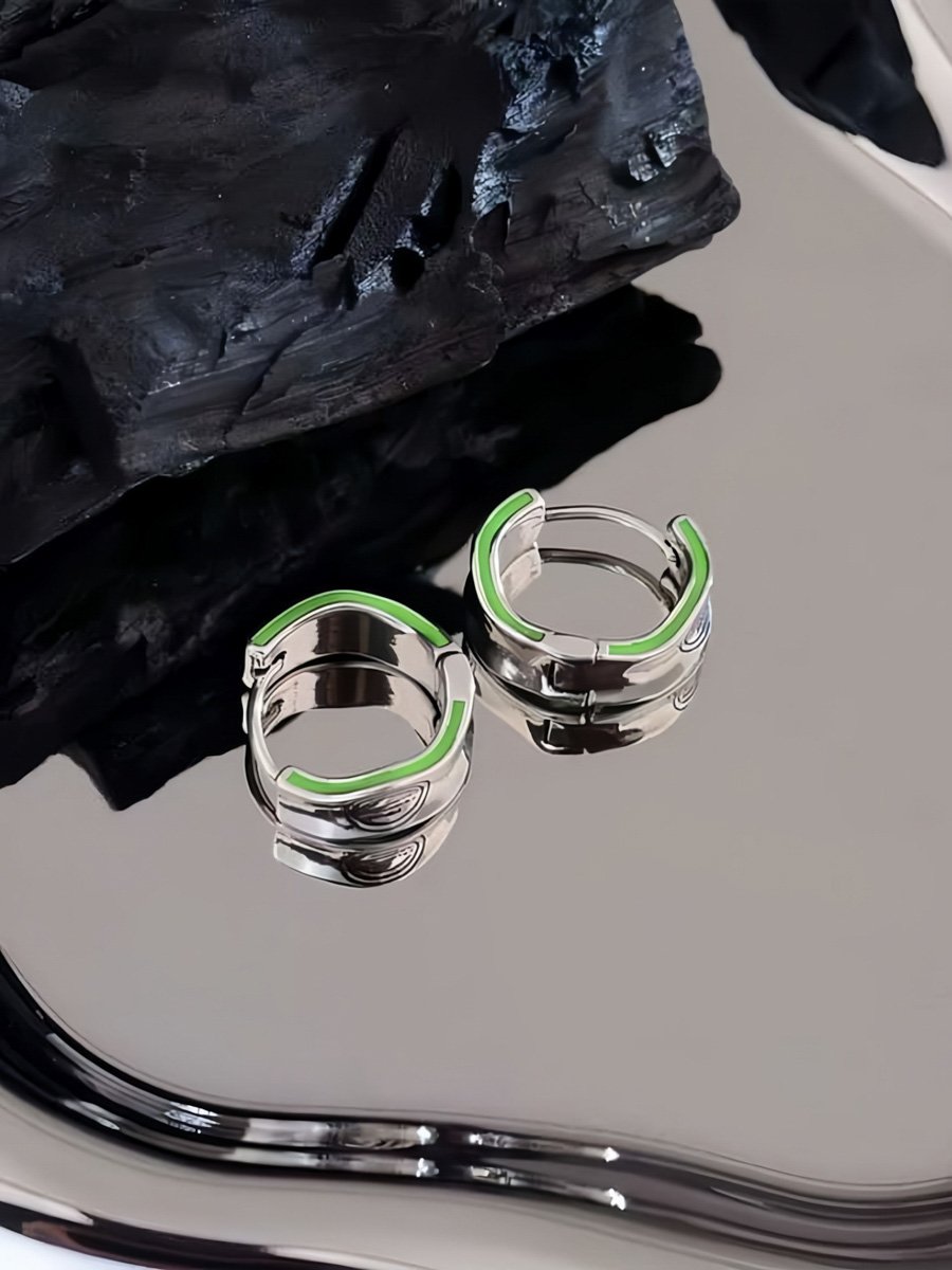 Silver Solid Earrings