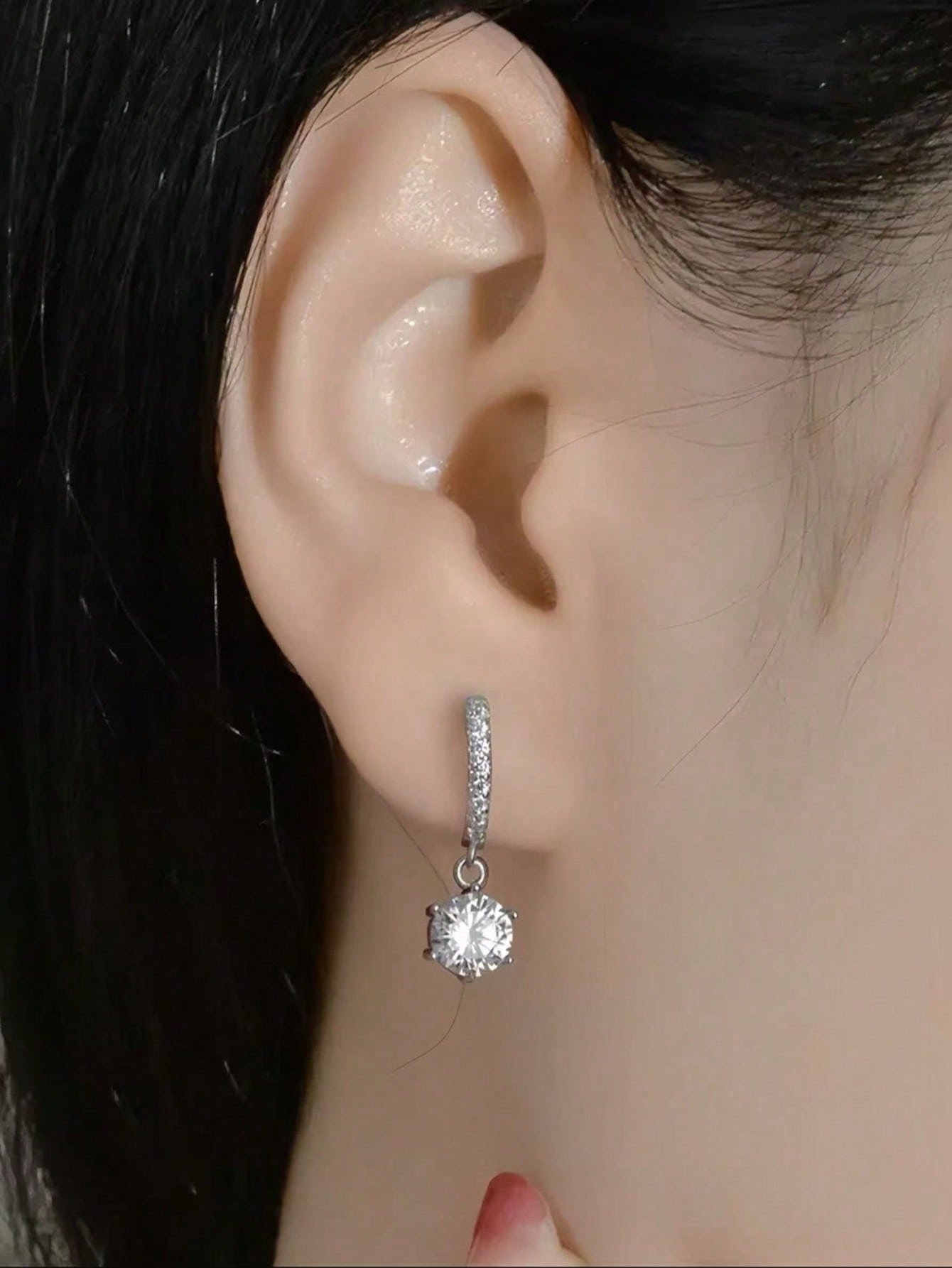Silver Plain Earrings
