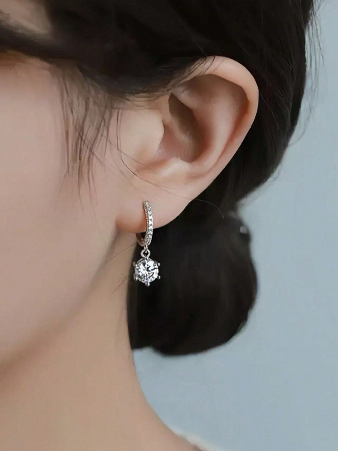 Silver Plain Earrings
