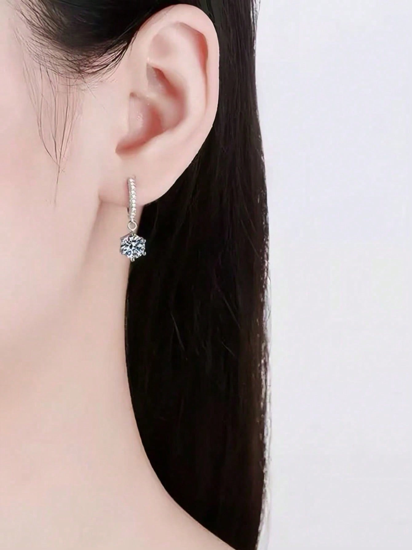 Silver Plain Earrings