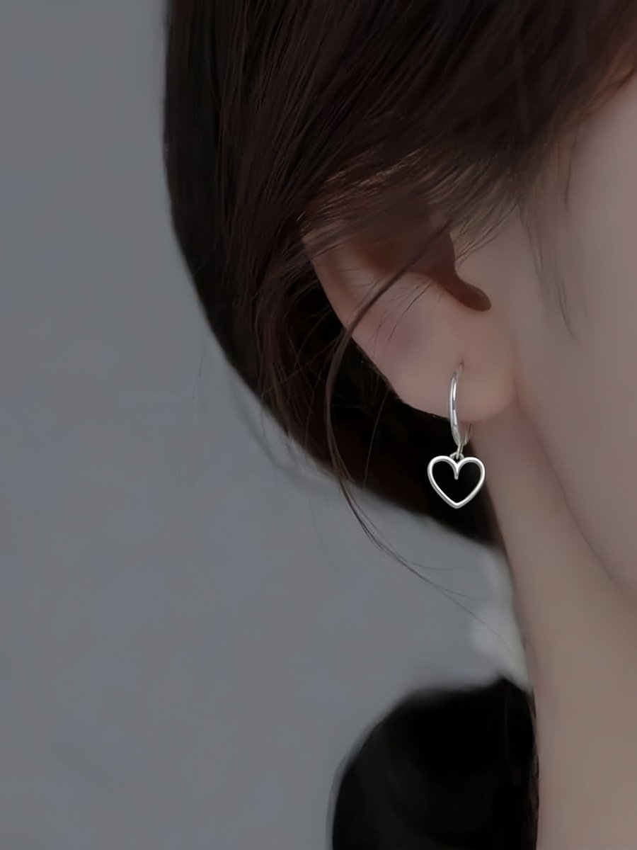Silver Plain Earrings