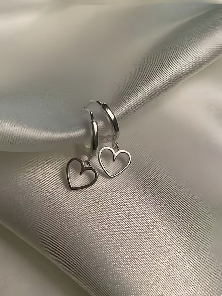 Silver Plain Earrings