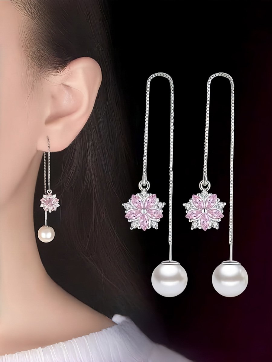 Silver Plain Earrings