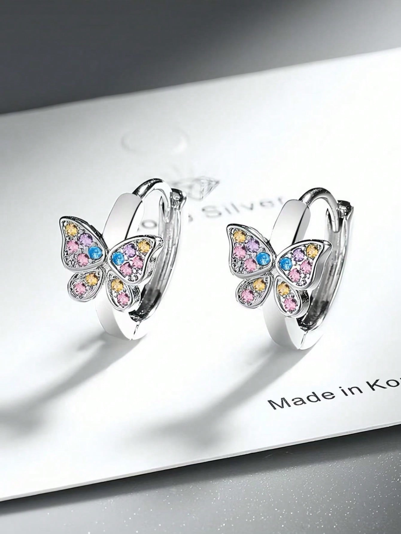 Silver Plain Earrings