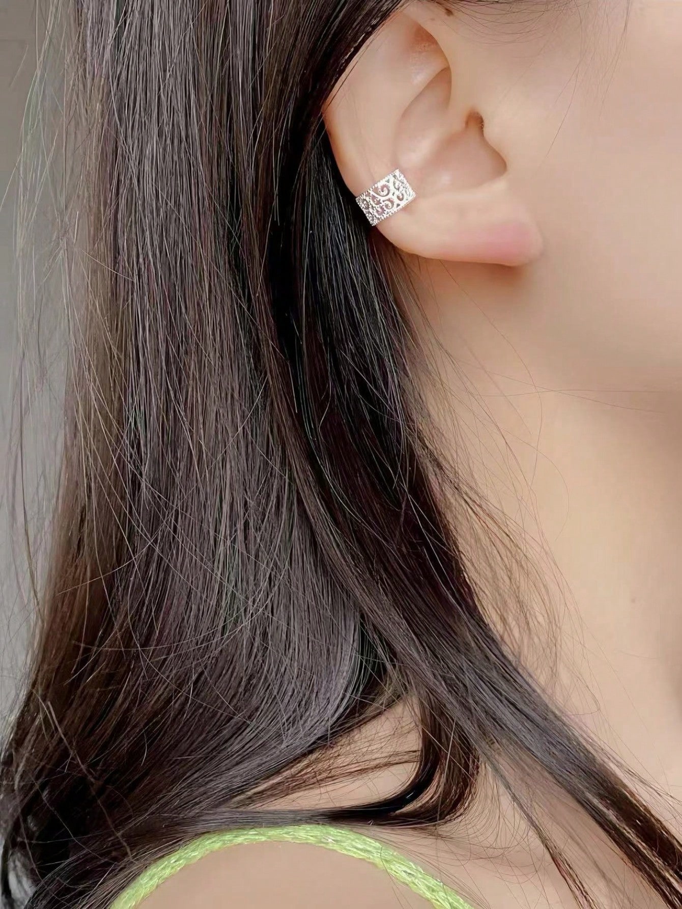 Silver Texture Earrings
