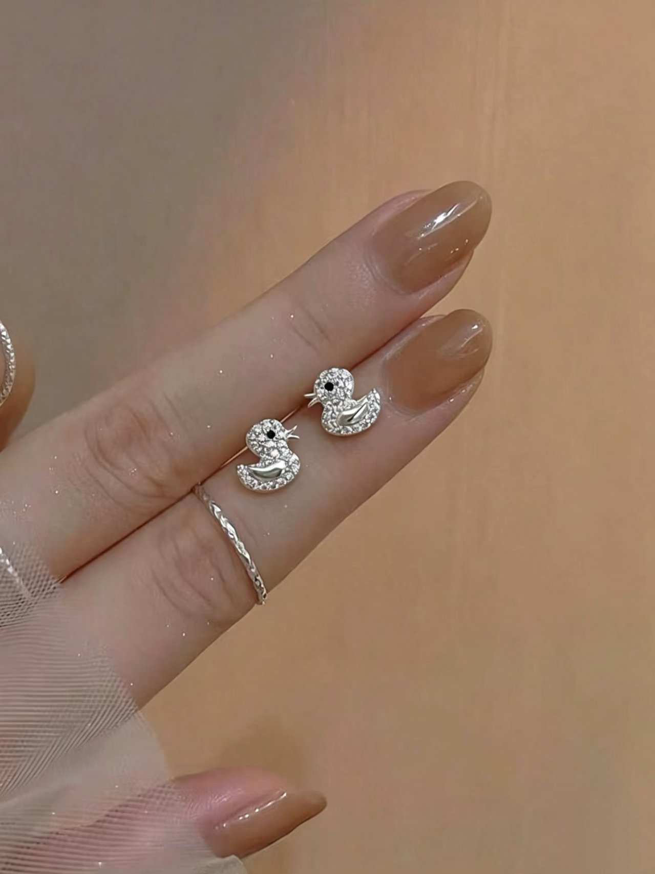 Silver Plain Earrings