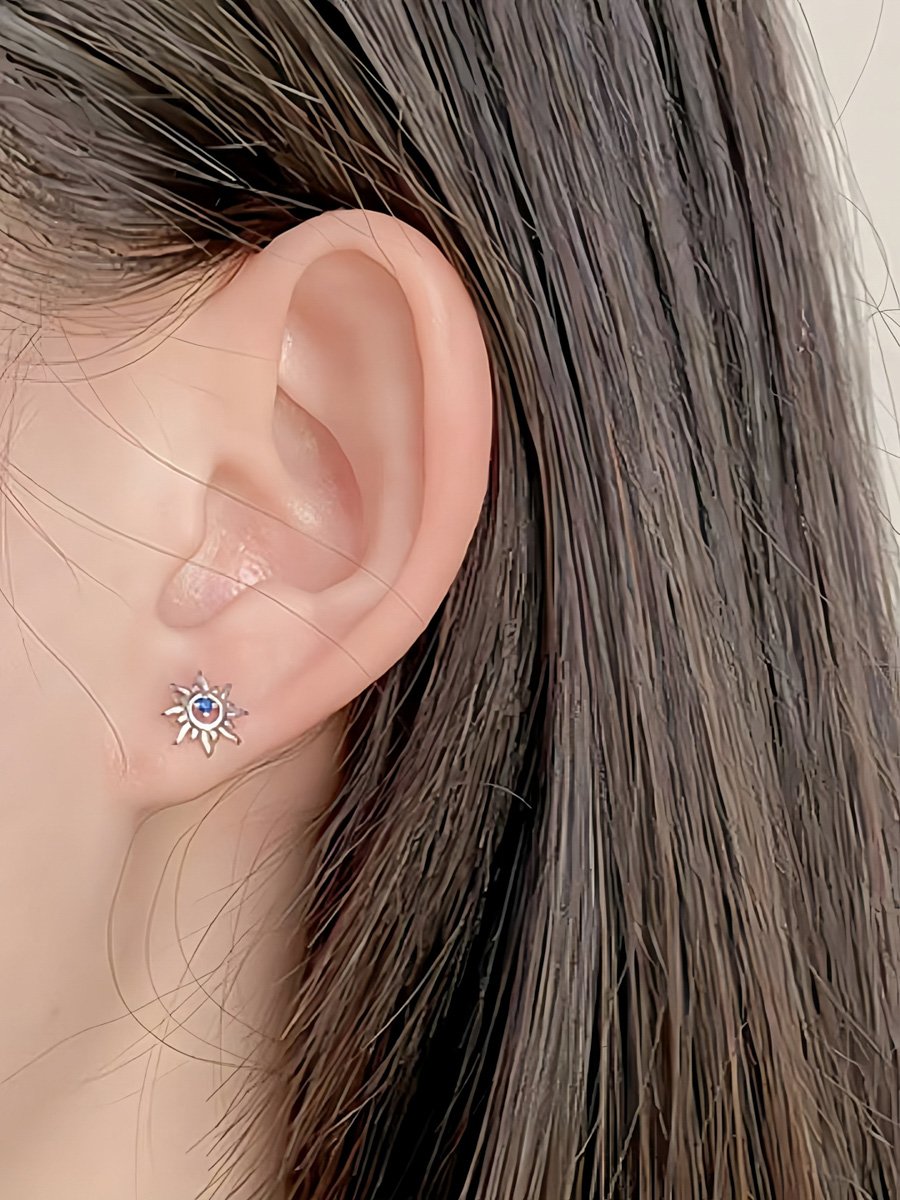 Silver Plain Earrings