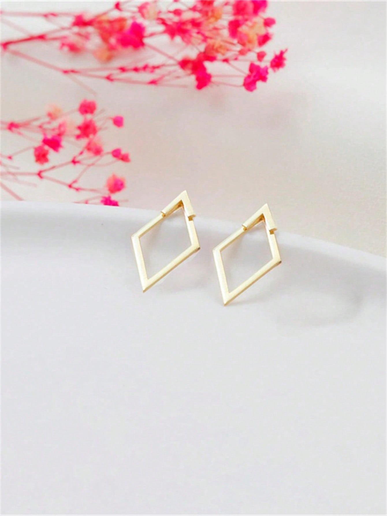 Gold Solid Earrings