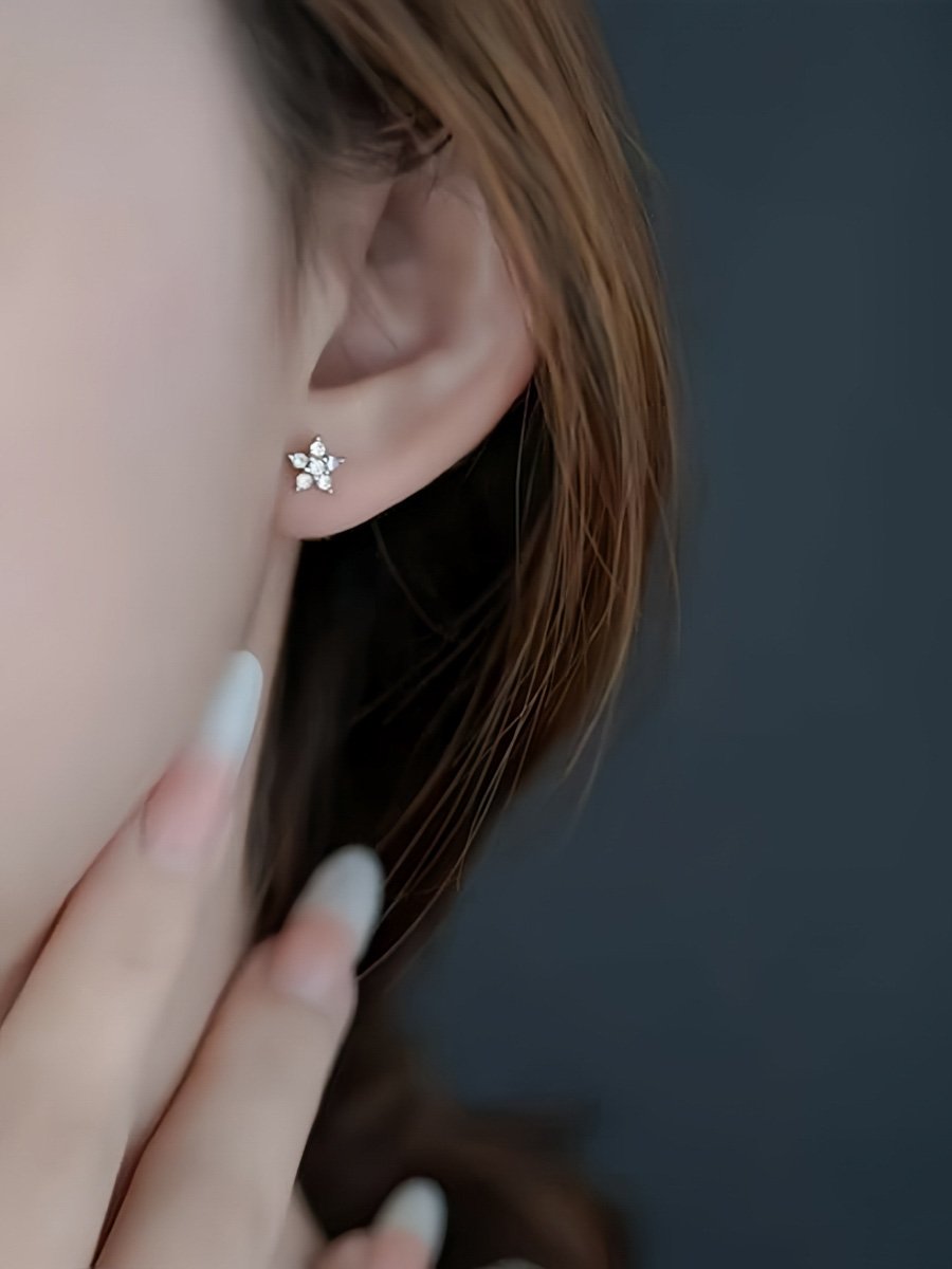 Gold Plain Earrings