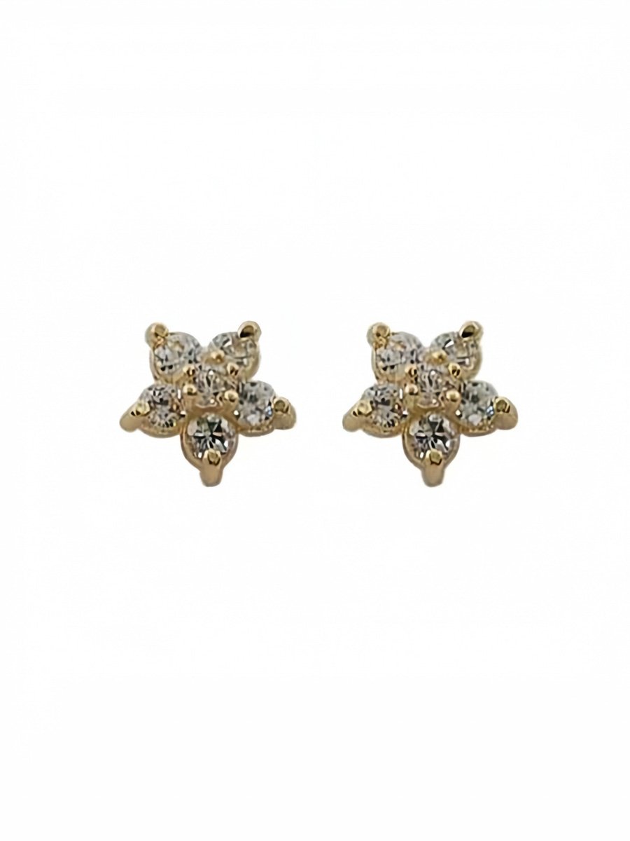 Gold Plain Earrings