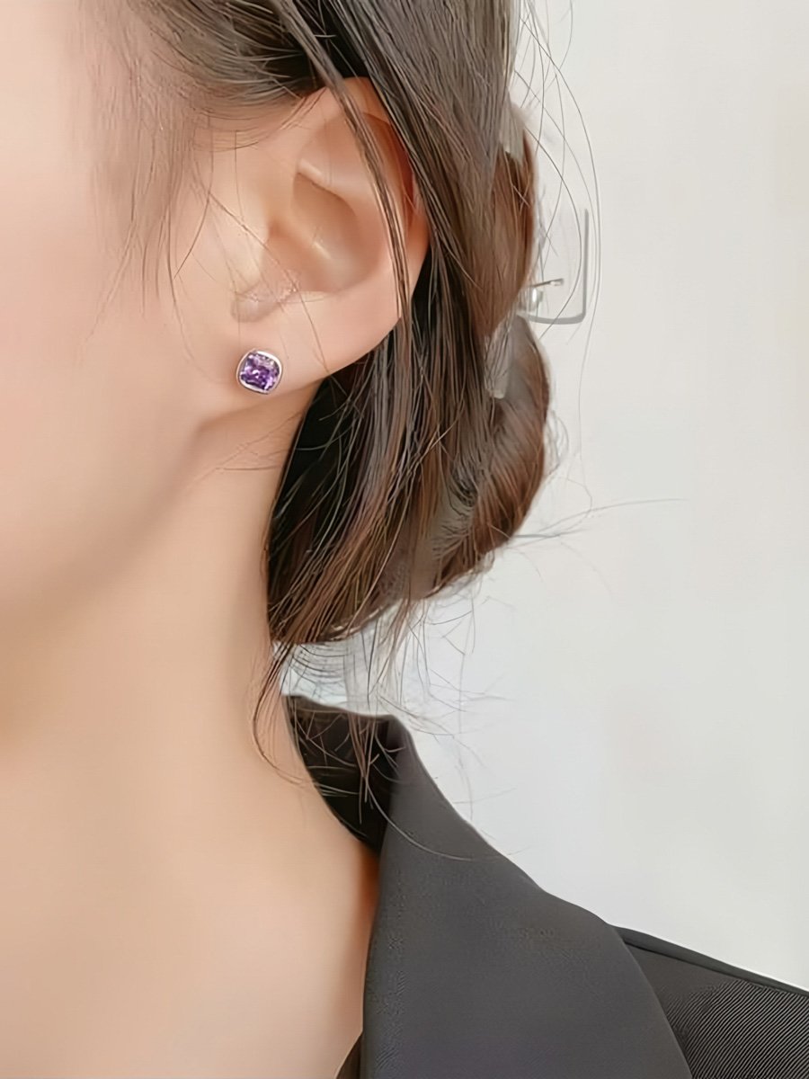 Silver Plain Earrings
