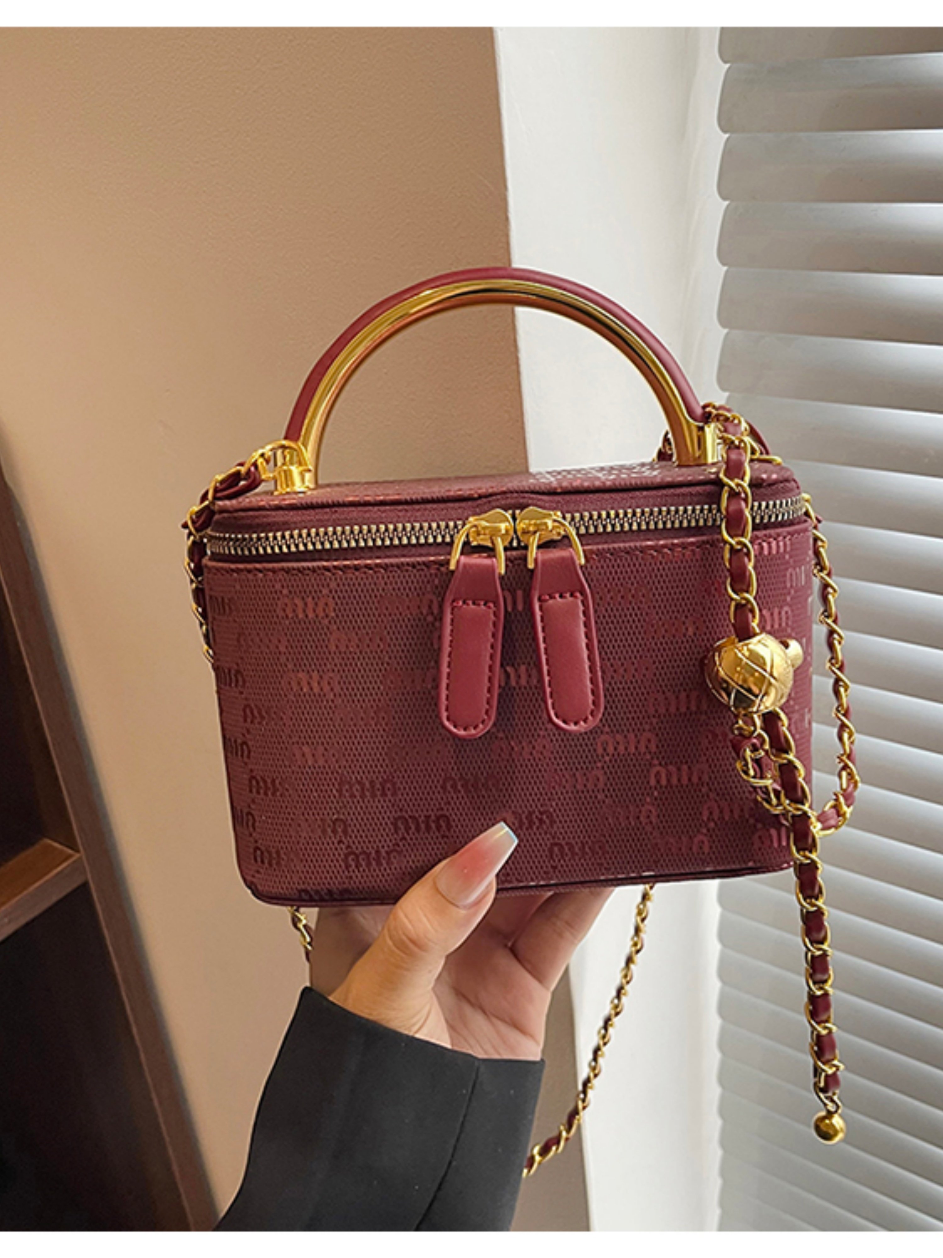 Burgundy Crossbody Bag