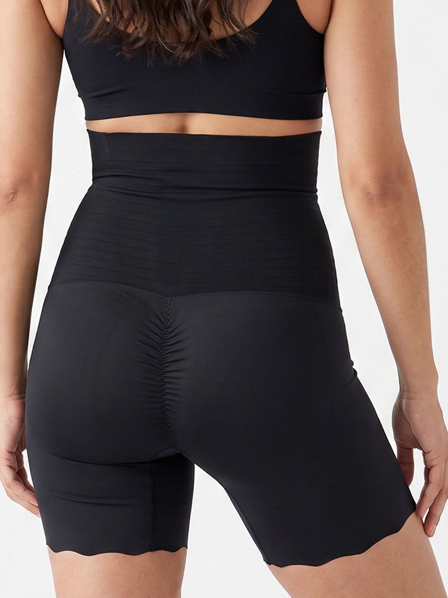 Postpartum High Waist Shapewear Shorts with Stretch Fabric