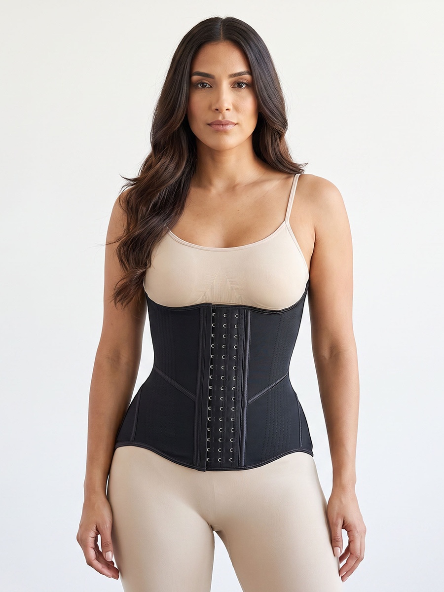Postpartum Shapewear Corset with Hook and Eye Closure