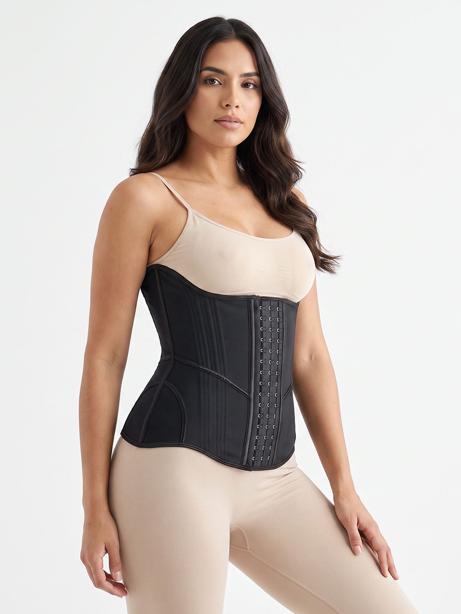 Postpartum Shapewear Corset with Hook and Eye Closure