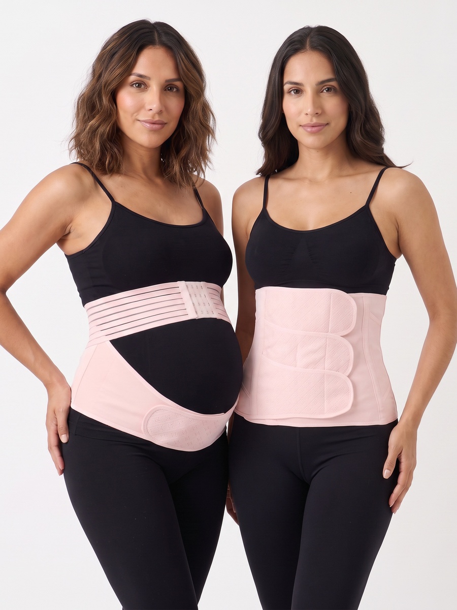 Set of 3 Maternity Postpartum Support Belt with Waist and Back Support