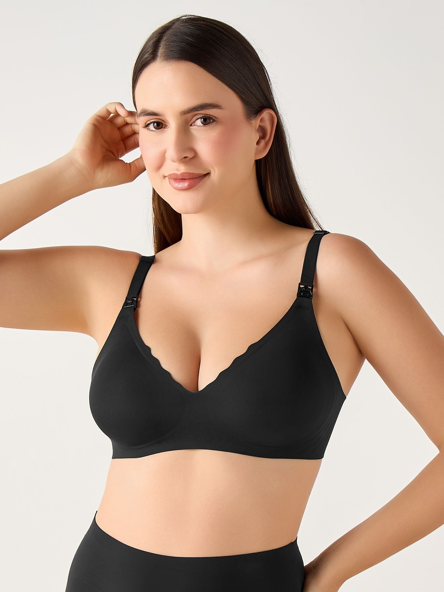 Nursing Bra with Full Support and Drop-Down Nursing Clips