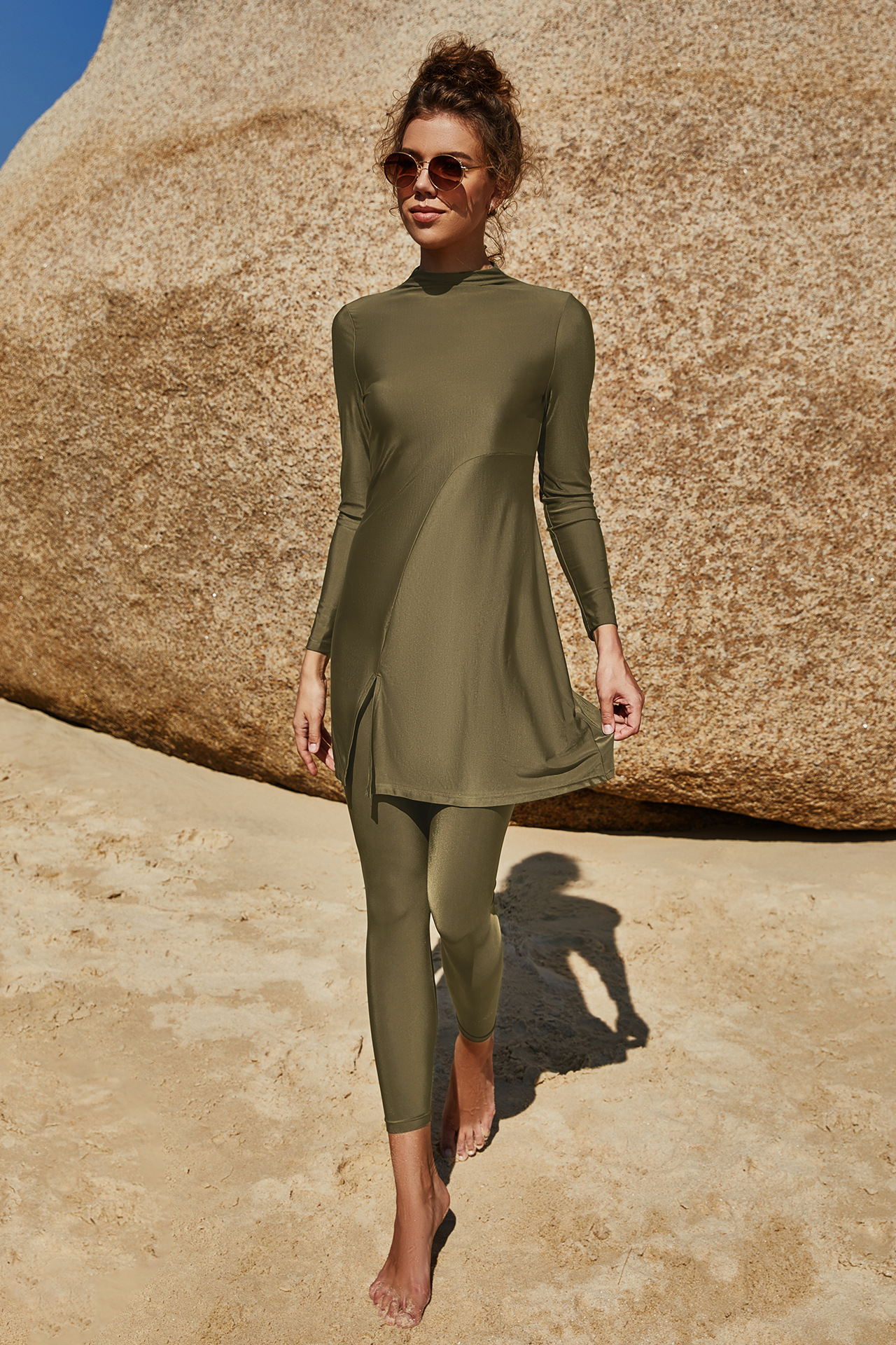 Olive Solid Burkini