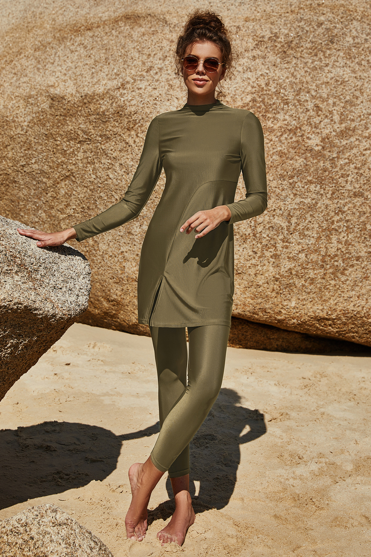 Olive Solid Burkini