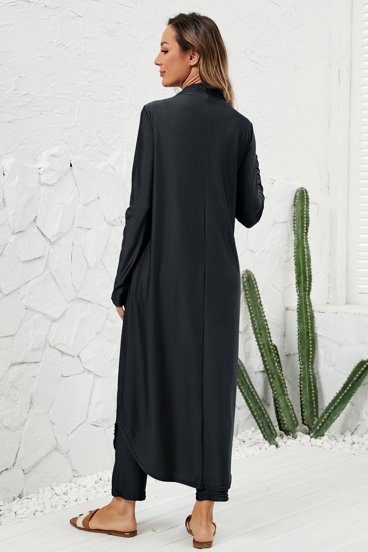 Black Solid Burkini