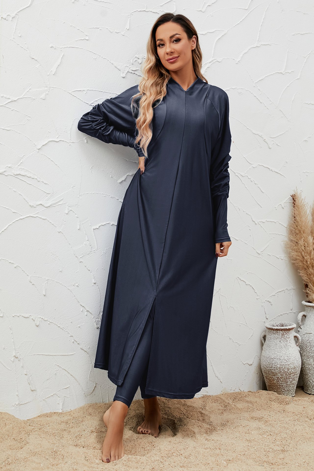 Charcoal Solid Burkini
