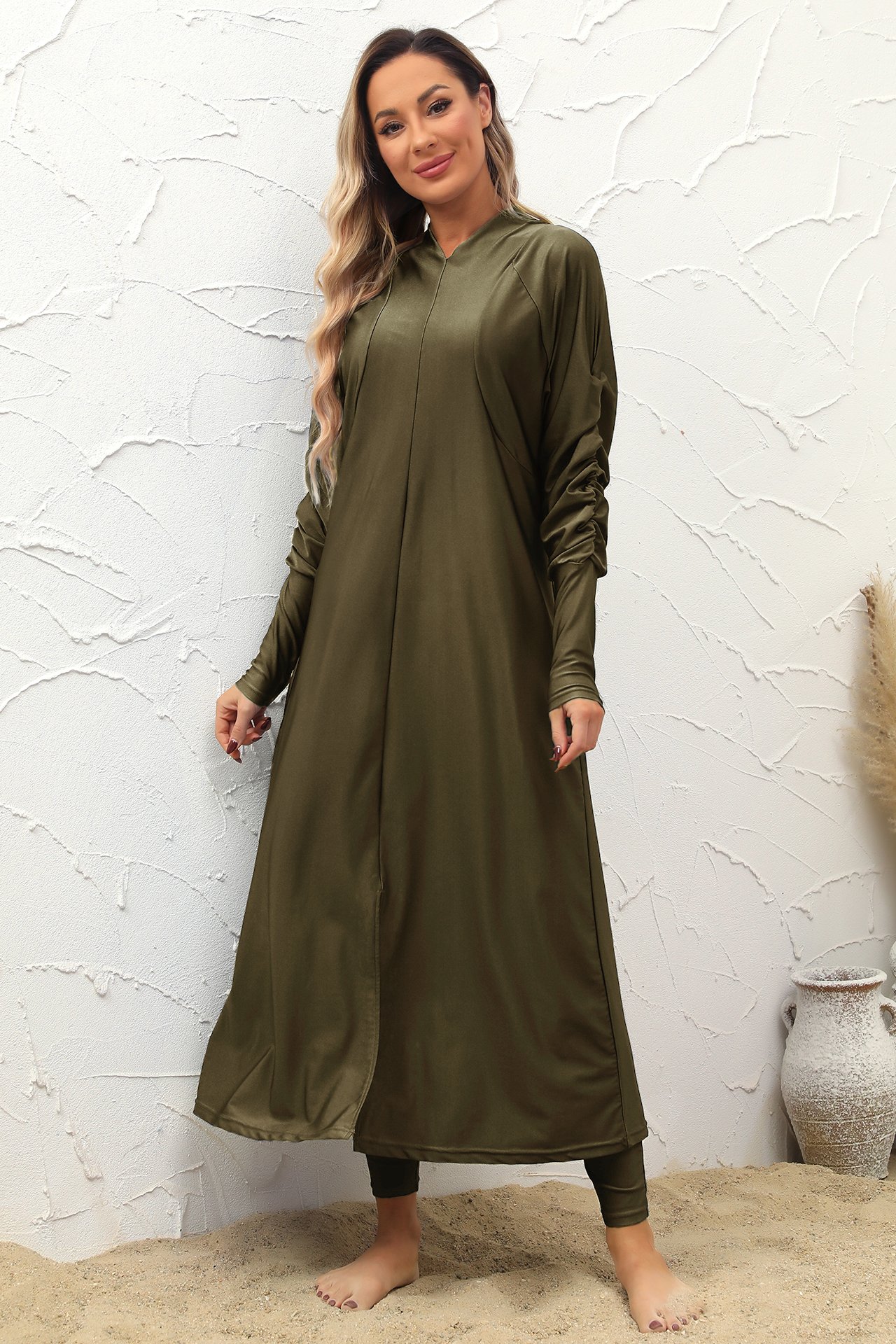 Olive Solid Burkini