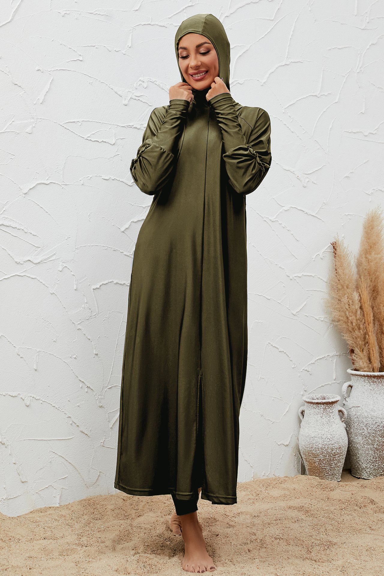 Olive Solid Burkini