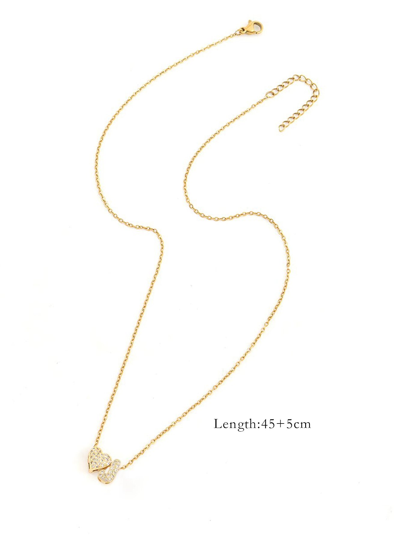 Gold Texture Pendant Necklace