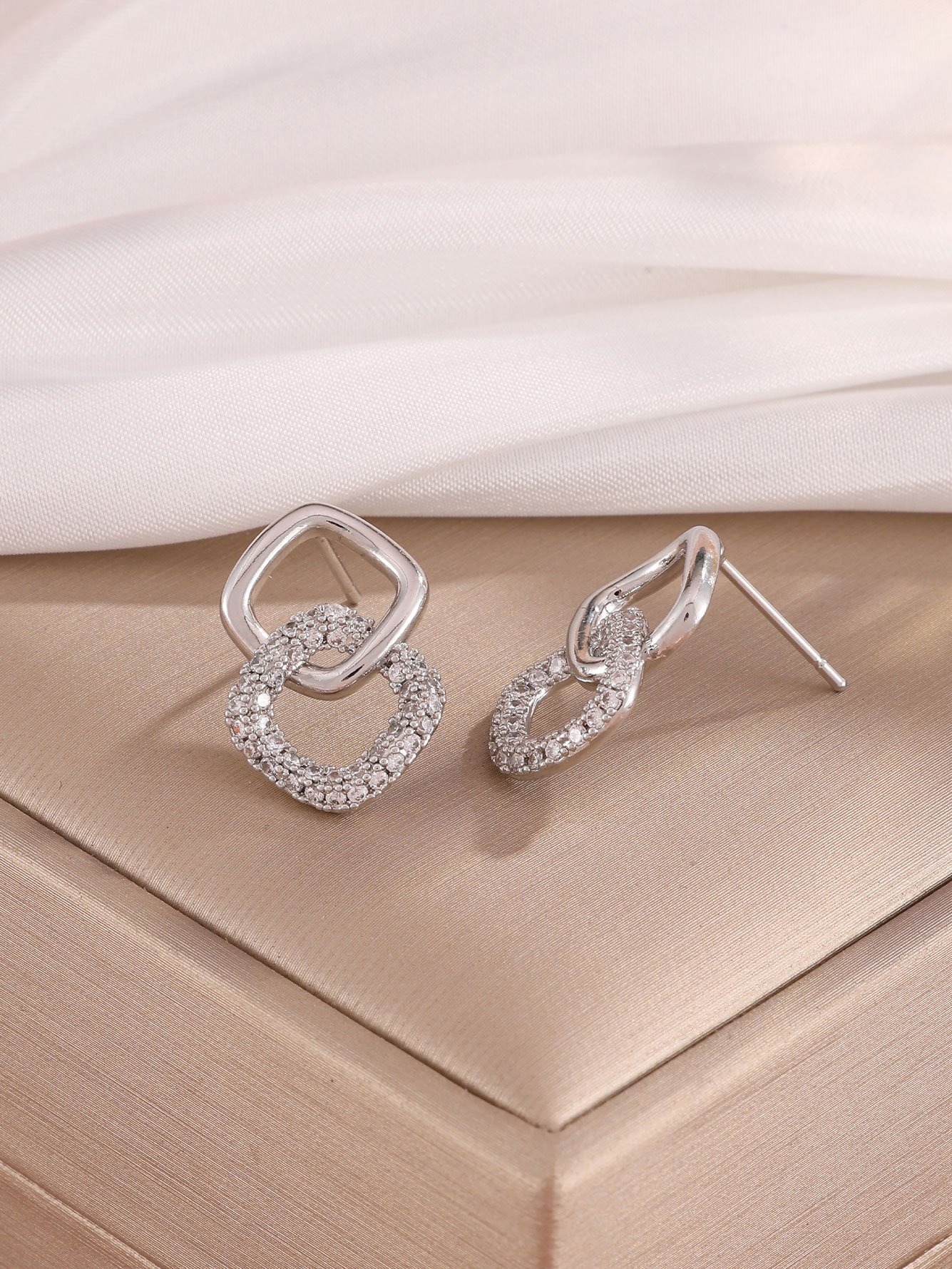 Silver Solid Stud Earrings