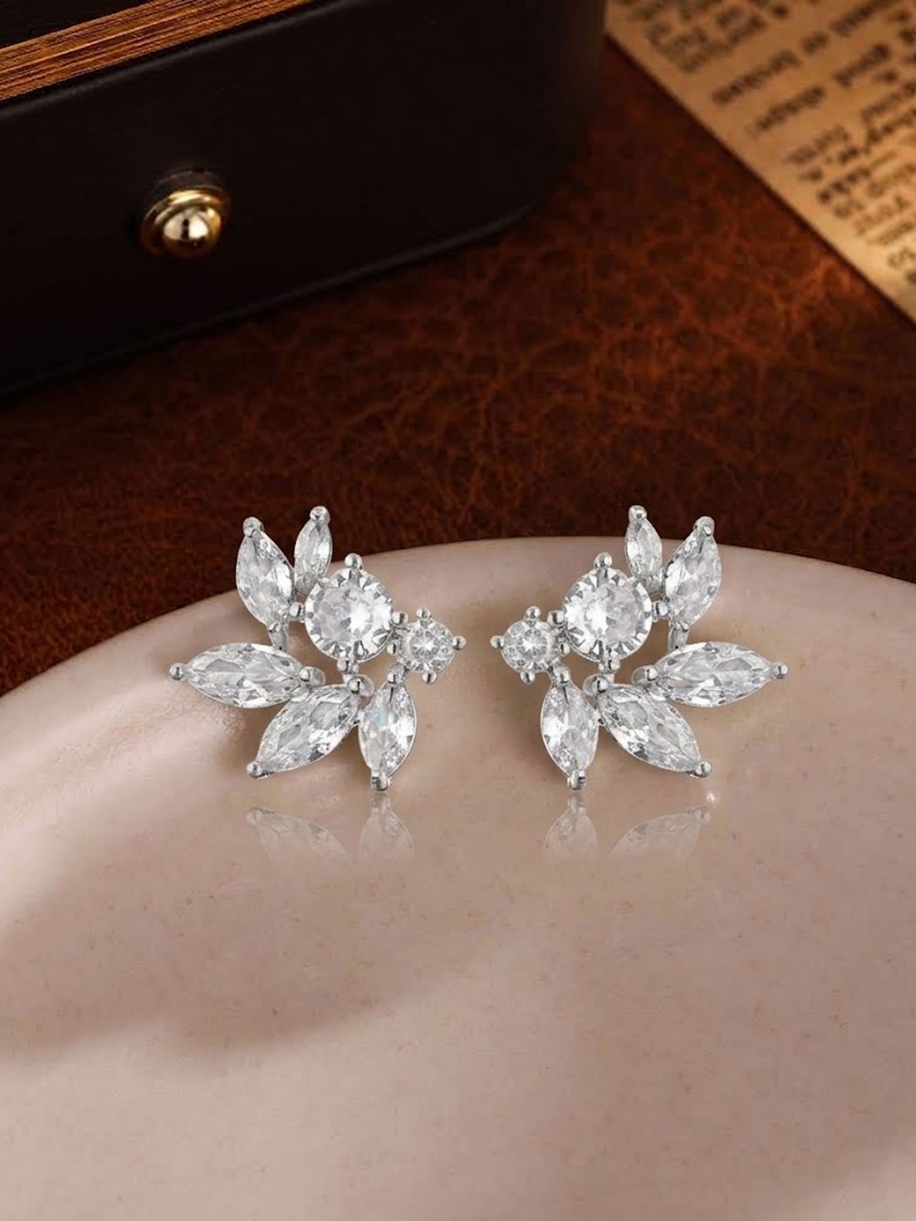 Silver Solid Stud Earrings