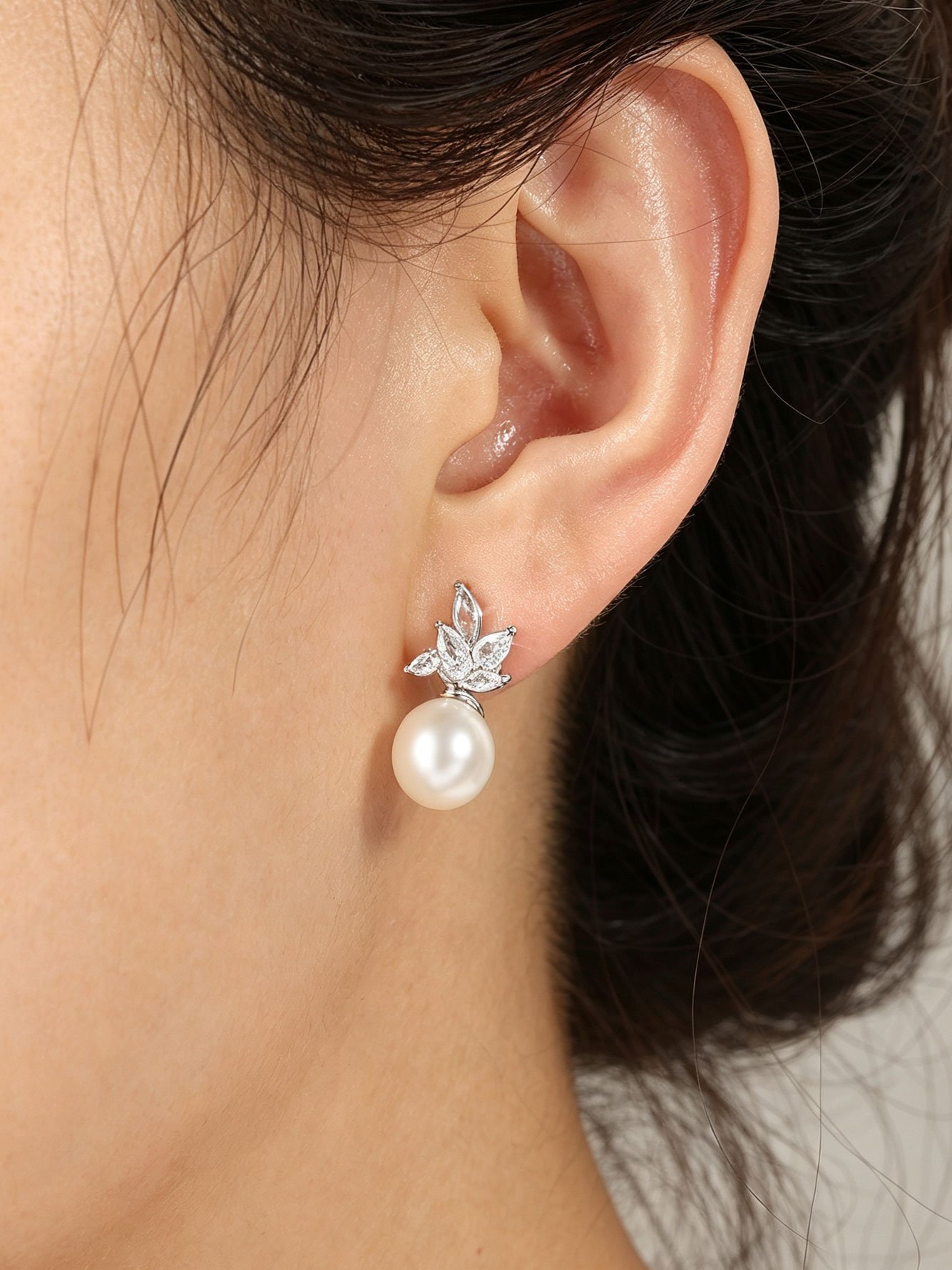Silver Solid Stud Earrings