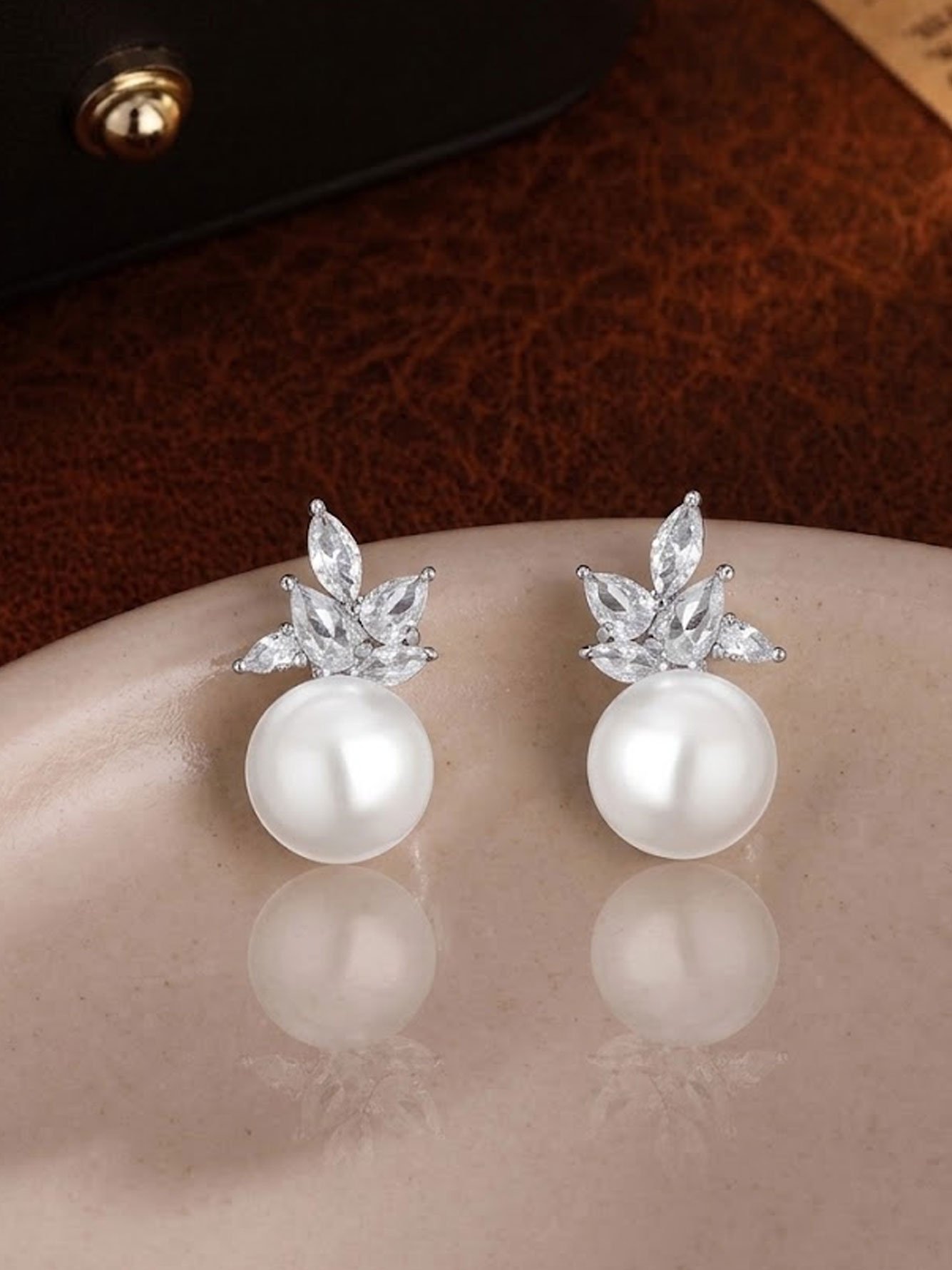 Silver Solid Stud Earrings