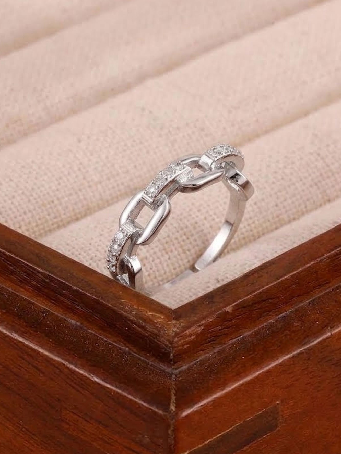 Silver Texture Ring