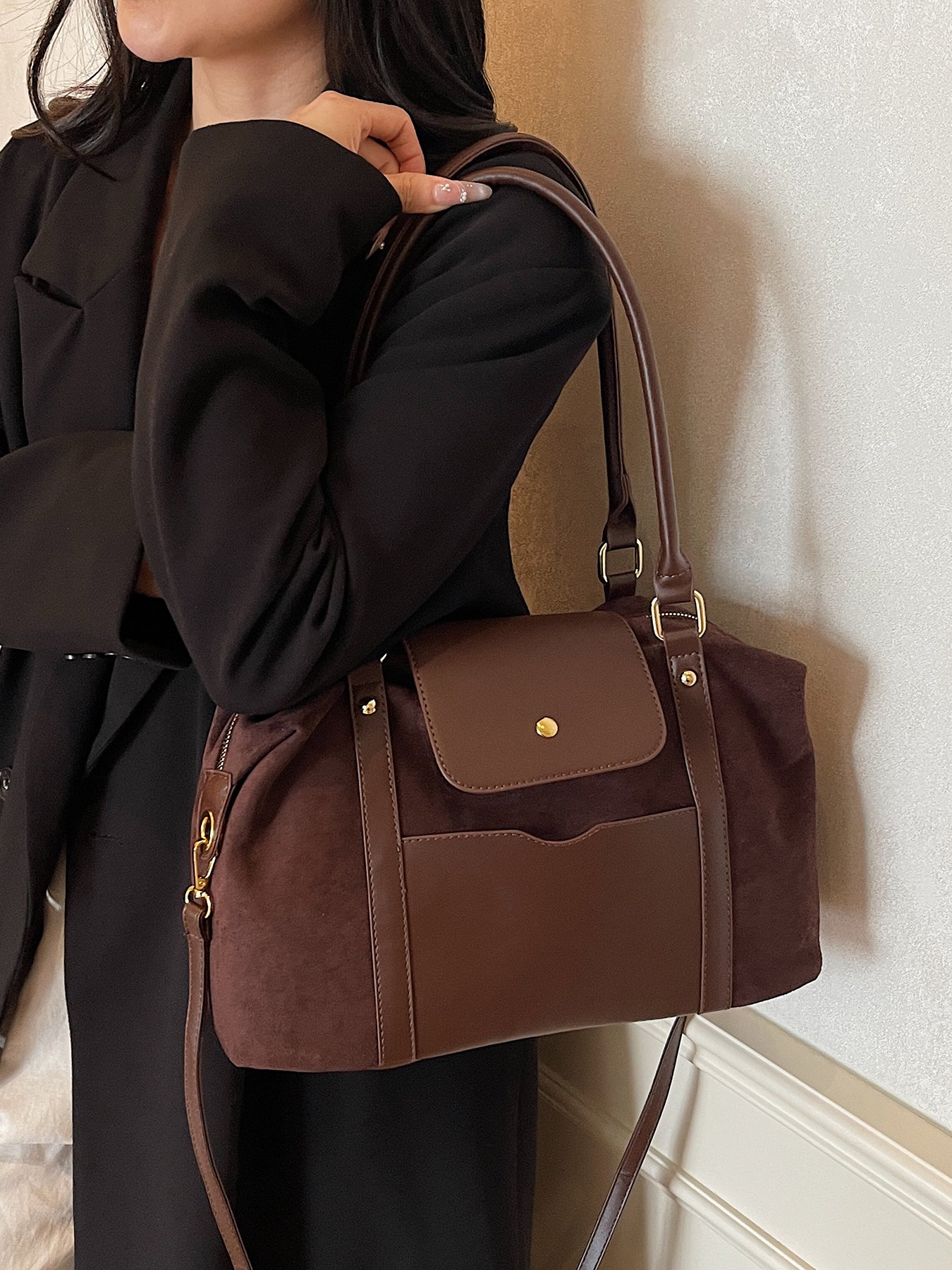 Large Capacity Womens Shoulder Bag Handbag Tote Bag
