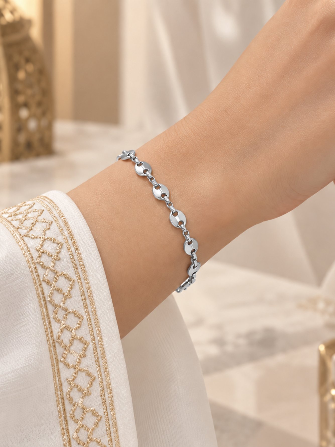 Silver Charm Bracelet