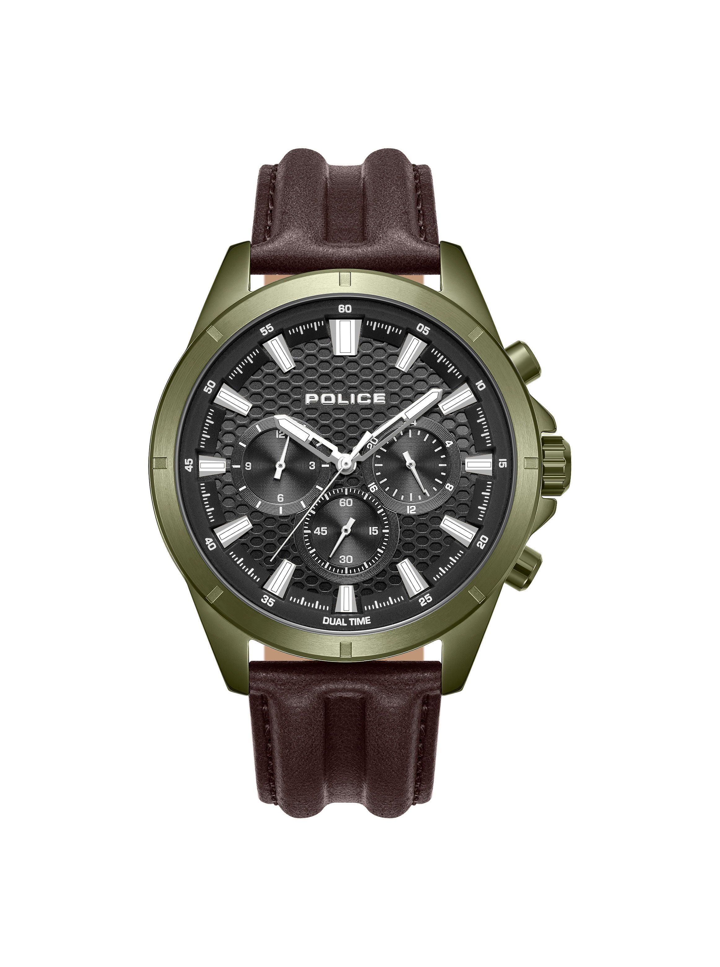 Malawi Mens Multifunction Watch, 43mm