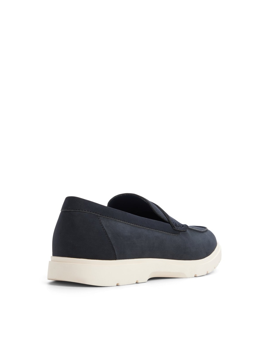 Men Navy Blue Slip-On Loafers