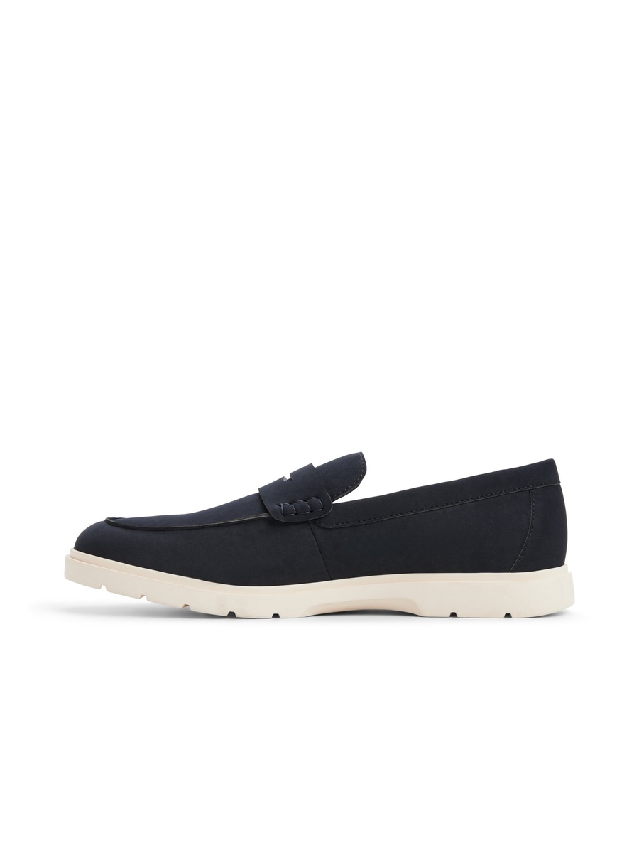 Men Navy Blue Slip-On Loafers